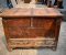 BX27 Elegant Indian Antique Chest with 2 Drawers