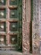Vintage Wooden Door with Brass