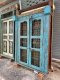 S60 Double TeakWood Door in Blue