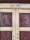 M33 Painted Teak Door with Classic Carving