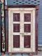 M33 Painted Teak Door with Classic Carving
