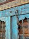 S60 Double TeakWood Door in Blue