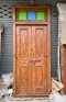 2XL51 Glass Door with Carved Panels