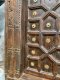 Unique Teak Door with Brass Decor