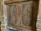 BC6 Antique Counter Bar Colonial Carved
