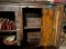 LBK5 Antique TV Cabinet with Shelves