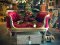 SC5 Wooden Sofa with Red Fabric