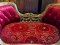 SC5 Wooden Sofa with Red Fabric