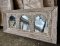 MR12 White Carved Mirror with 3 Arches