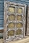 Rustic White Windows Set with Brass Horses