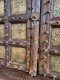 2XL18 Rare Antique Carved Door with Brass Sheets