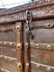 Old Wooden Door with Iron and Brass