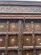 2XL47 Teakwood Door with Brass Flowers