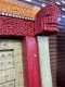 M32 TeakWood Door in Green and Red Color
