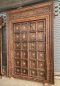 2XL47 Teakwood Door with Brass Flowers