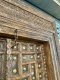 2XL10 Antique Door with Brass and Carved Frame