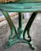 STB1 โต๊ะกลมสีเขียวสไตล์ฝรั่งเศส