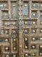 2XL10 Antique Door with Brass and Carved Frame