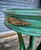 STB1 Green Side Table with Brass