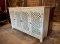 4SB4 Carved Sideboard in White Blue