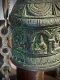 BRI5 Brass Hanging Bell with Statues of Hindu Gods