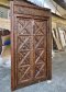 Antique Door with Carving and Brass