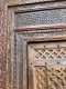 XL28 Antique Door with Perforated Wood Decor