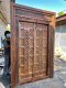 XL28 Antique Door with Perforated Wood Decor