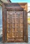 XL28 Antique Door with Perforated Wood Decor