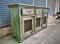 3SB4 Blue Sideboard with Wrought Iron Decor
