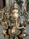 BRI3 Carved Brass Lord Ganesha with 4 Hands