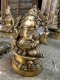 BRI3 Carved Brass Lord Ganesha with 4 Hands