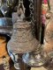BRI2 Hand Casted Brass Bell with Statues of Hindu Gods