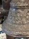 BRI2 Hand Casted Brass Bell with Statues of Hindu Gods