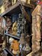 BRI2 Hand Casted Brass Bell with Statues of Hindu Gods