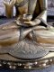 BRI1 Peaceful Buddha Standing Brass Statue