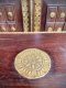 STB4 Half Round Table Decorated with Brass