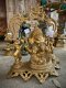 BRI9 Brass Lord Ganesha of Peaceful Meditating Statue