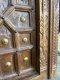 XL19 Antique Door with Carving and Brass