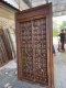 XL19 Antique Door with Carving and Brass