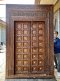 2XL61 Vintage Door with Brass and Carving