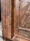 2XL28 Antique Colonial Door with Carving