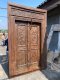 2XL28 Antique Colonial Door with Carving