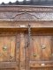 XL90 Vintage Solid Wood Door with Rare Brass