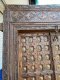 XL14 Indian Door with Carving and Full Brass Decor