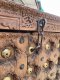 S21 Vintage Carved Door with Brass