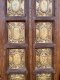 Antique Window with Brass Decor