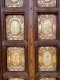 Antique Window with Brass Decor
