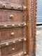 S33 Vintage Door with Iron and Brass Decor