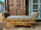 CS16 Golden Carved Sofa with Velvet Fabric